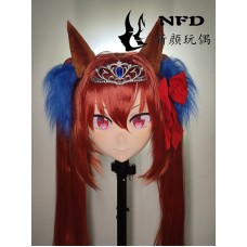 (NFD06)Customize Handmade Crossdress Full Head Female/Girl Resin Japanese Cartoon Character Animego Cosplay Kigurumi Mask